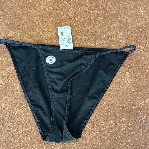 5/$25❣️ H&M Black Bikini Panites NWT Small - Picture 1 of 7